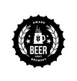 modern craft beer drink logo sign for bar pub vector image