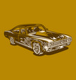 vintage car 35 vector image vector image