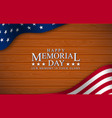 memorial day poster vector image vector image