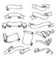 set of different ribbons vector image