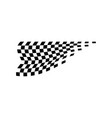 race flag icon logo design symbol template vector image vector image