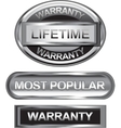silver retro stamp sticker tag label badge vector image vector image