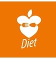 logo for diet vector image