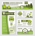 gardening or green nature company templates vector image