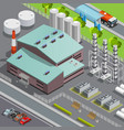 oil isometric composition vector image vector image