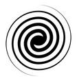 spiral swirl icon sign double vector image vector image