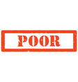 stamp poor vector image