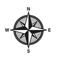 vintage marine wind rose nautical chart vector image