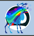 reindeer vector image vector image
