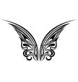 wings tattoo design elements vector image
