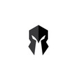 spartan helmet vector image