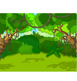 tropical forest landscape vector image