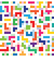 colorful tetris seamless vector image