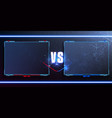 vsversus futuristic design battle headline vector image vector image