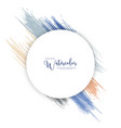 abstract background design watercolor splash vector image