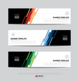 banner design for business presentation vector image