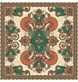 traditional ornamental floral paisley bandanna vector image