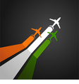 india plane vector image vector image