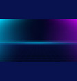 abstract blue and pink glowing light beam vector image