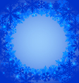 winter background vector image