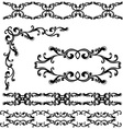 decorative elements vector image vector image