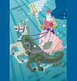 poseidon vector image vector image