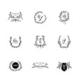 set design elements vector image vector image