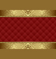 decorative background with old-fashioned patterns vector image vector image