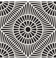 seamless black and white rounded lace vector image vector image