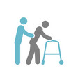 disability icon on white background for graphic vector image