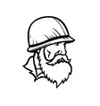 american vietnam war soldier wearing combat vector image vector image