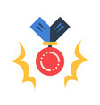 first place medal best performance great results vector image vector image