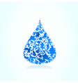 water drop vector image