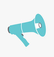 megaphone flat web mobile icon vector image