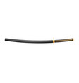 katana sword ninja weapon japanese warrior vector image vector image