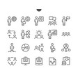 business ui pixel perfect well-crafted thin vector image
