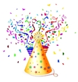 colorful party background vector image vector image