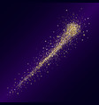glittering comet abstract vector image