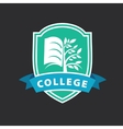 logo college vector image