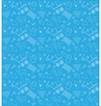 baby shower boy pattern set vector image