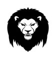 sign of a black lion vector image vector image