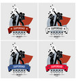 super daddy or superdad logo design vector image