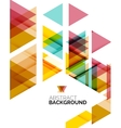 triangle geometric abstract background vector image