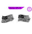usa flag distressed american commercial use vector image vector image
