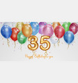 festive birthday vector image