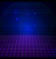 retro sci fi background vector image vector image
