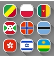 flags of the world vector image