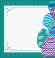 happy easter design vector image vector image