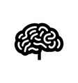 brain icon vector image vector image