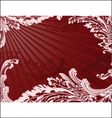 floral back vector image vector image